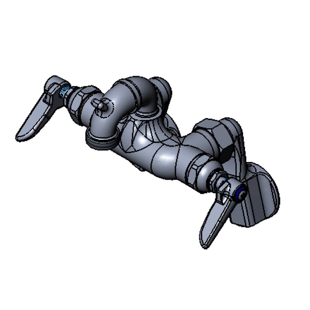 T&S B234501 Wall Mount Faucet with 2 1/16" Spout, Pail Hook, 16.3 GPM