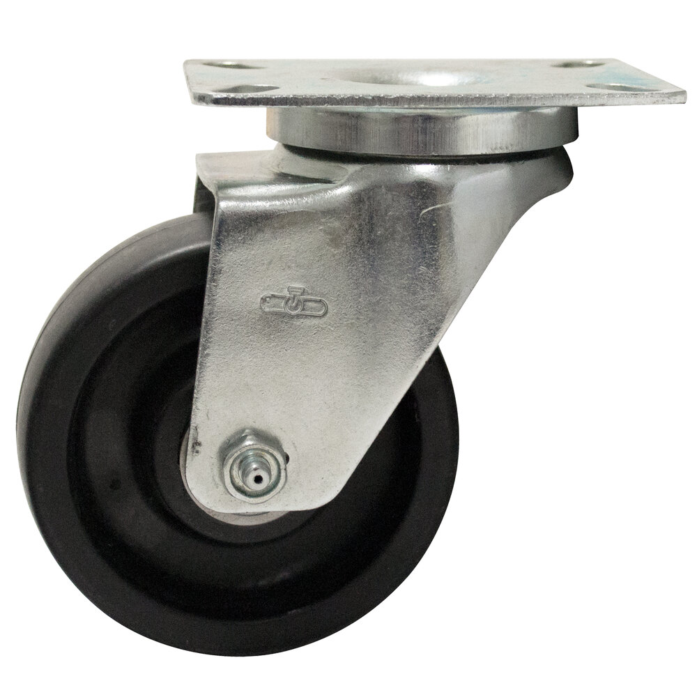 Advance Tabco RA30 4" Swivel Plate Caster with BuiltIn Zerk Grease