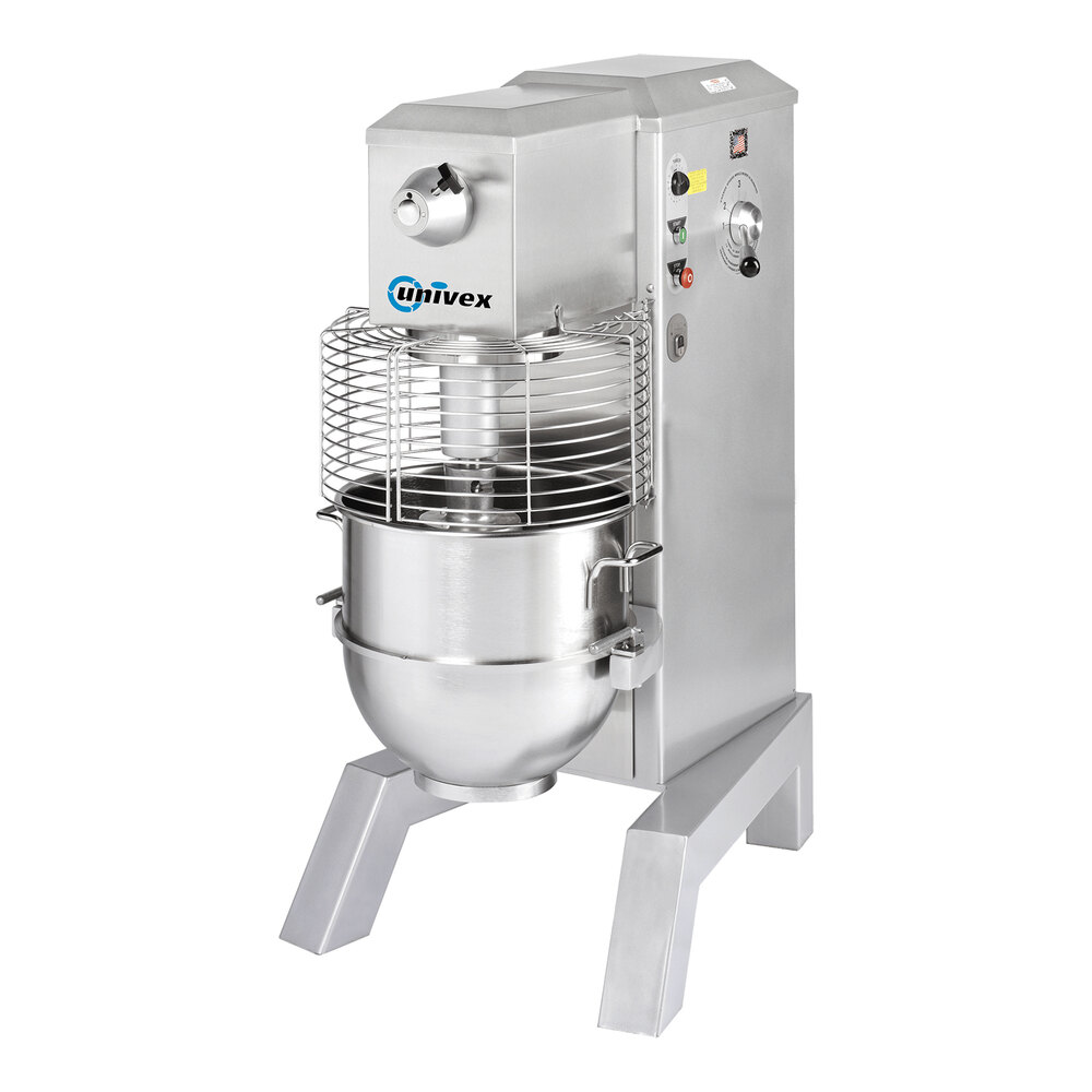 Univex SRM80+ 80 Qt. Planetary Floor Mixer with #12 PTO Hub, Guard, and ...