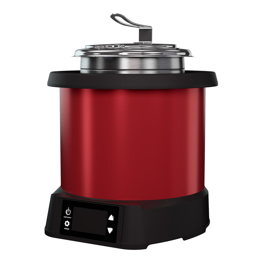 Vollrath 7440140 Mirage® 4 Qt. Red Induction Rethermalizer - 120V