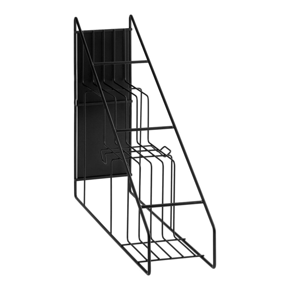 Torani 3-Tier 3-Bottle Black Stainless Steel Wire Rack for 64 oz ...