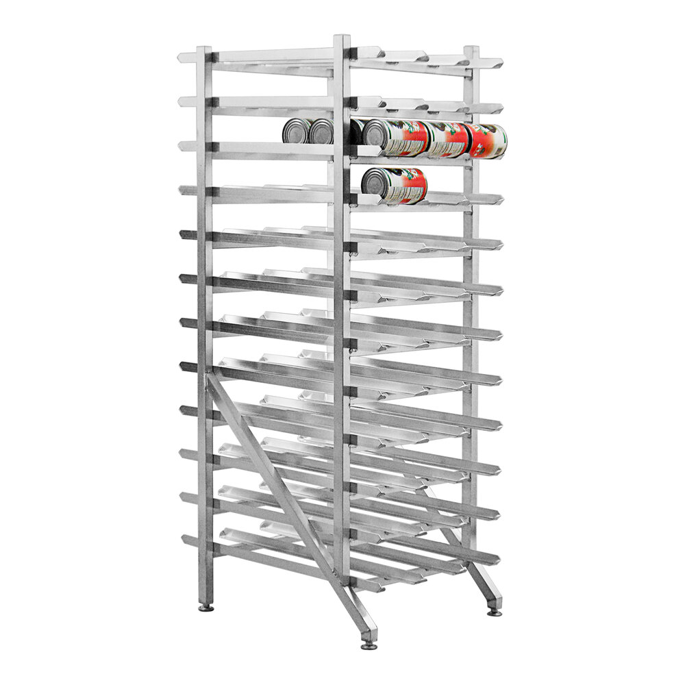 New Age Industrial Heavy-Duty Full-Size Aluminum Stationary Can Rack ...