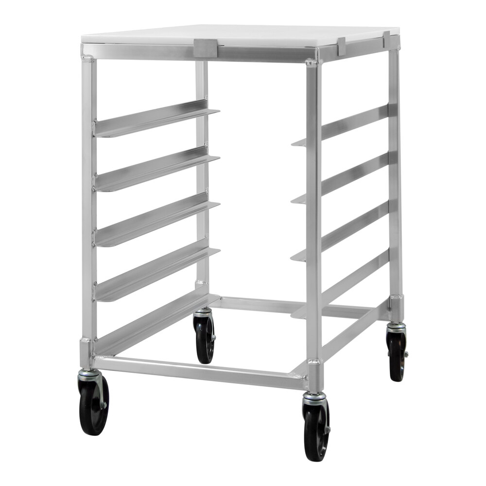 Mobile Pan Racks New Age Industrial Heavy-Duty Series 5-Pan End-Load Bakery Half-Size ...