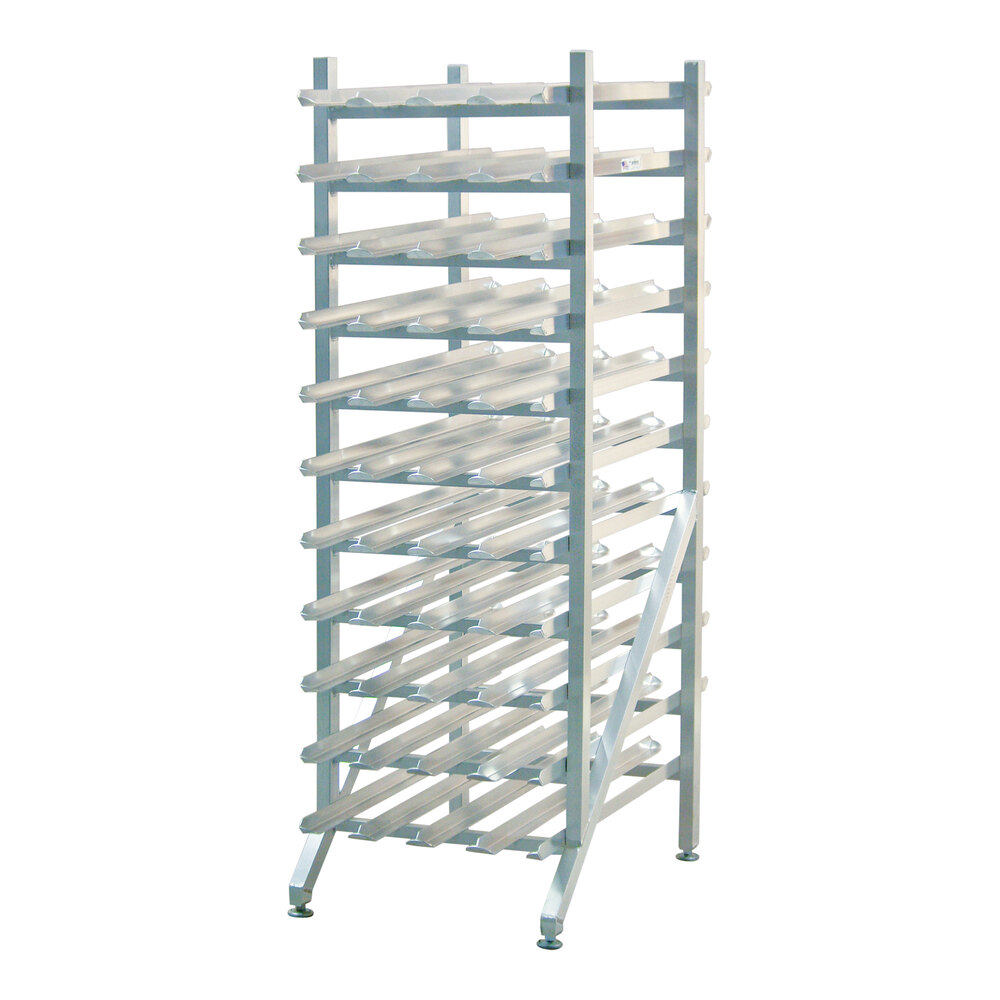 Stationary Material Racking New Age Industrial Heavy-Duty Full-Size Aluminum Stationary Can Rack ...