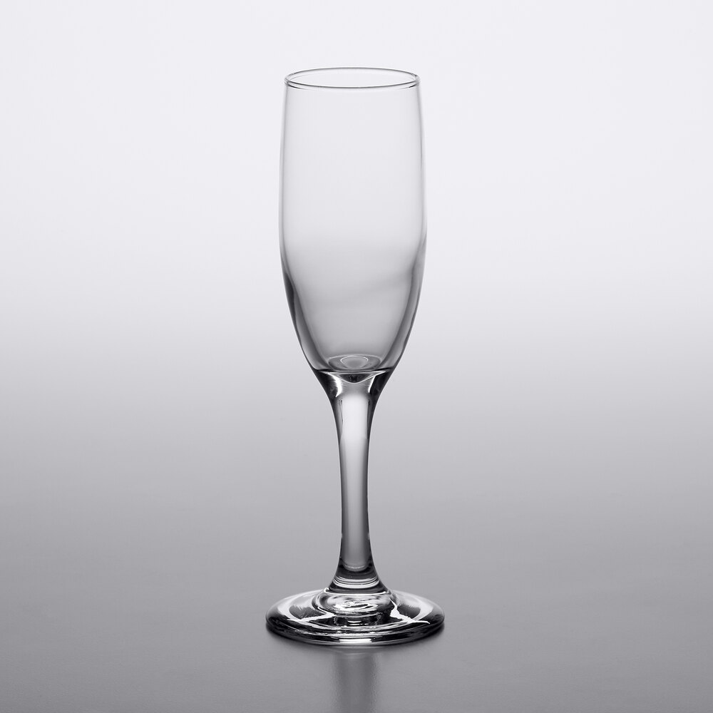 6 Ounce Champagne Flute Champagne Glasses Clear Lead-free Drinkware Set of 12 
