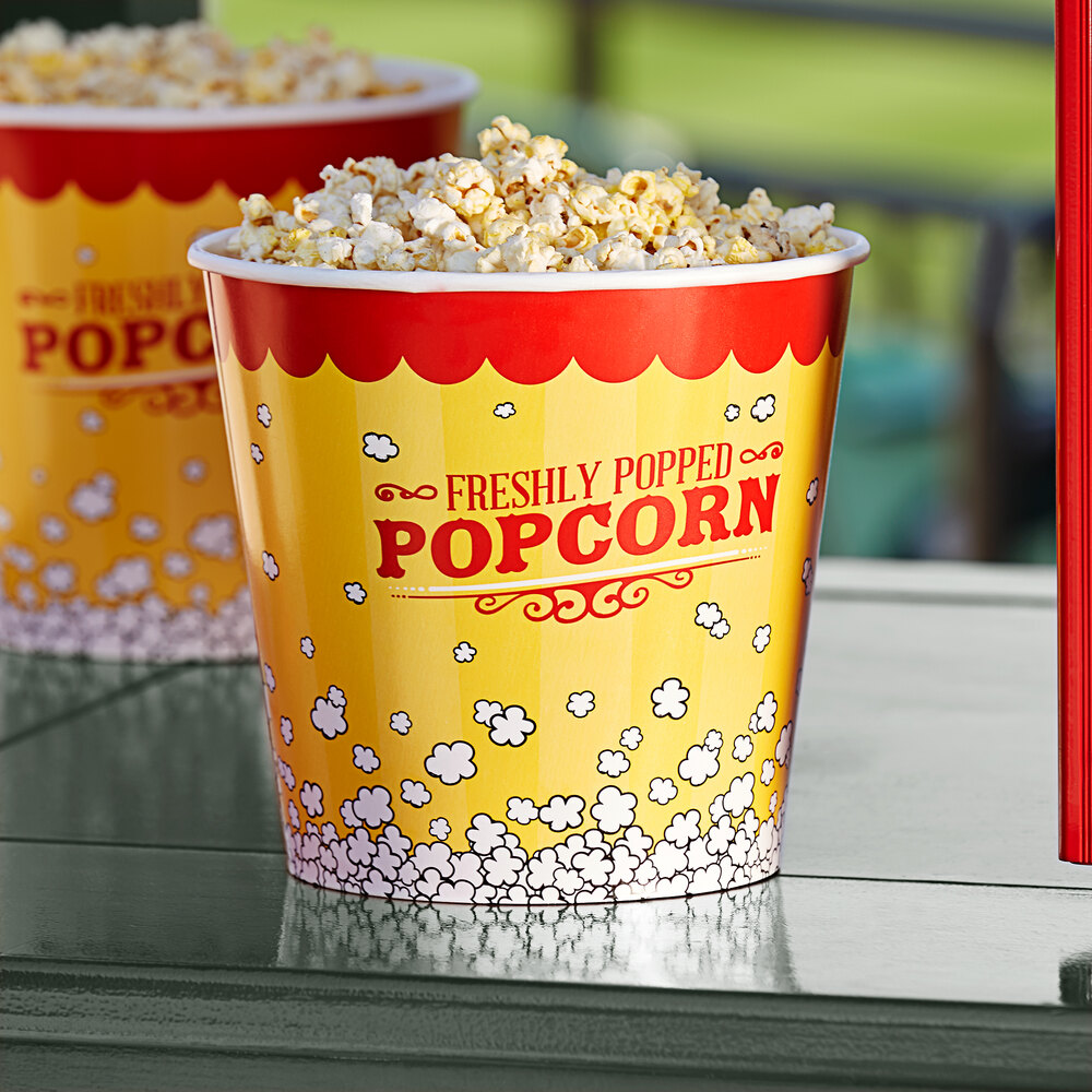 Carnival King 170 oz. Popcorn Bucket - 25/Pack
