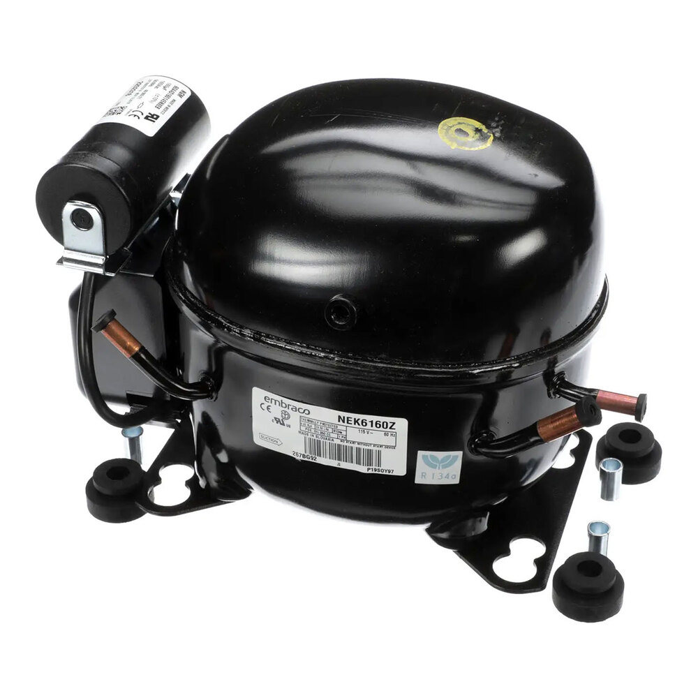 Continental Refrigerator NEK6160Z1 Compressor 4-388Comp 1/5Hp Hi R-134A 115