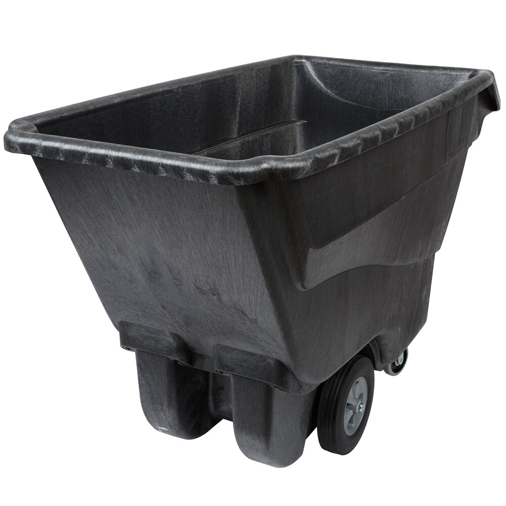 Rubbermaid® FG9T1500BLA Black 1.0 Cubic Yard Tilt Truck / Trash
