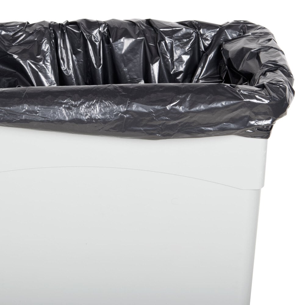 MyOfficeInnovations 45 Gallon Trash Bag Low Density 1.1 Mil Black 24377877