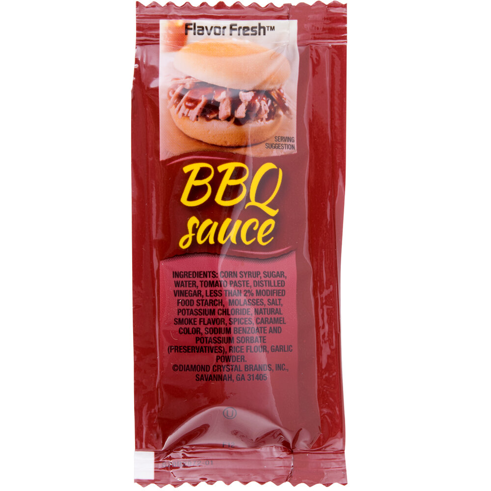 Barbecue (BBQ) Sauce 12 Gram Portion Packets 200/Case