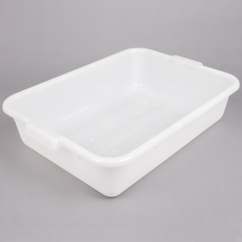 6-Pack Black Plastic Bus Tubs With Lids – 20x15x7 Inches, 9 Gallon Kitchen Utility Tubs