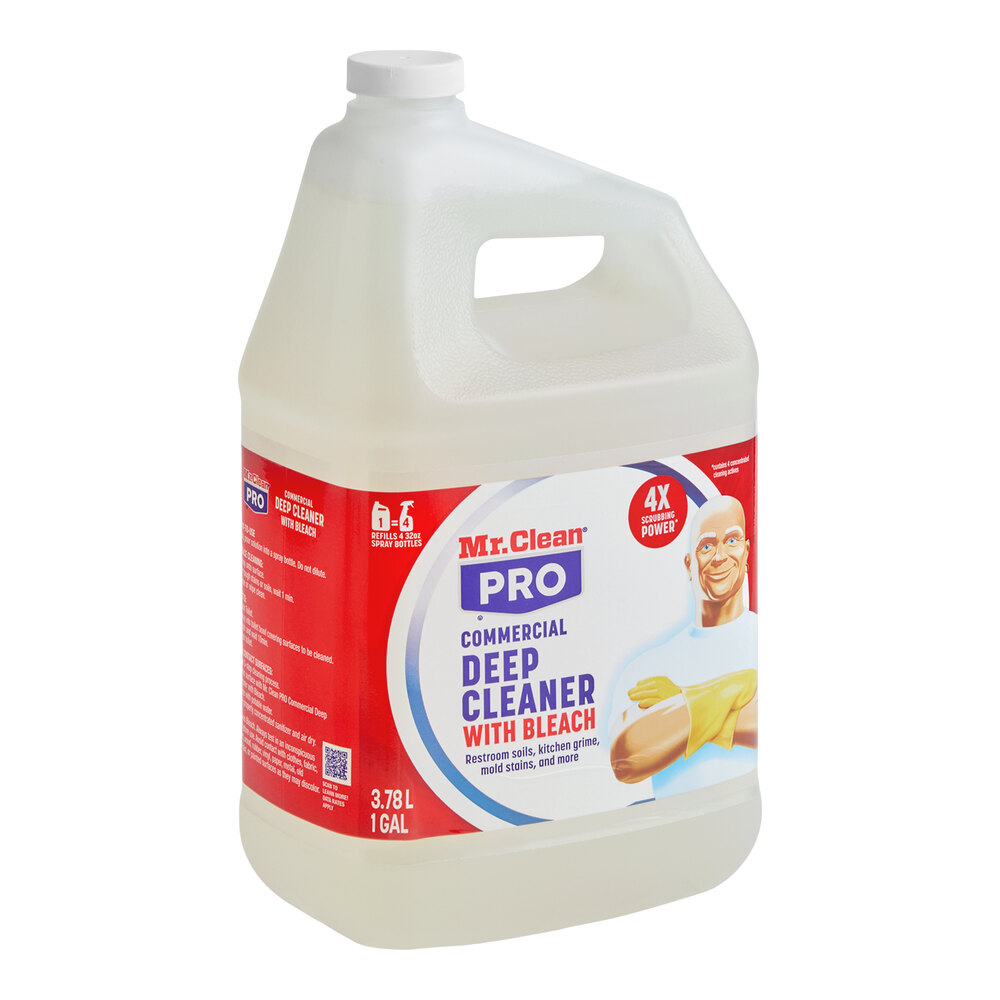 Mr. Clean Professional 25676 1 Gallon Commercial Deep Cleaner with Bleach