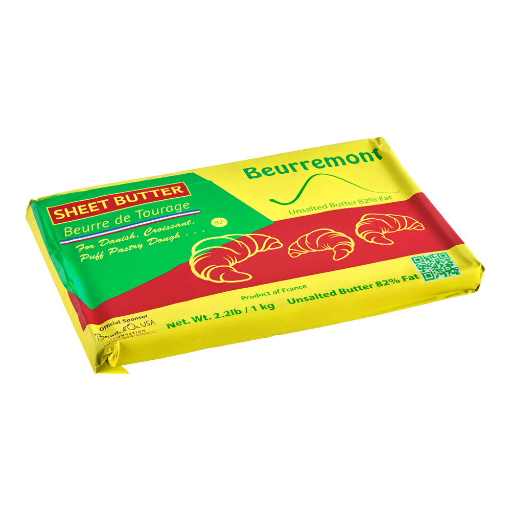 butter butter [scene 2] レア音源 Beurremont Unsalted Lamination Butter Sheet 82% Butterfat 2.2 lb