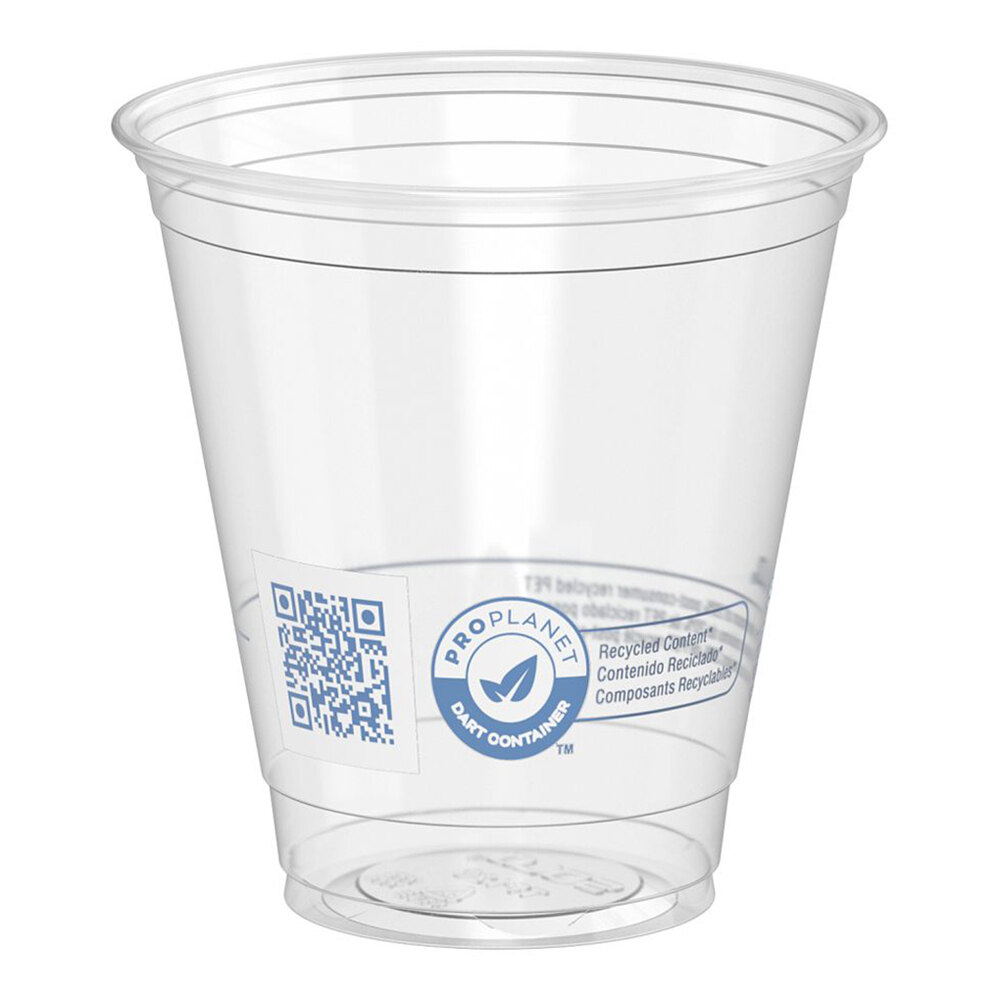 Solo 12 oz. Clear RPET Plastic Squat Cold Cup - 1,000/Case