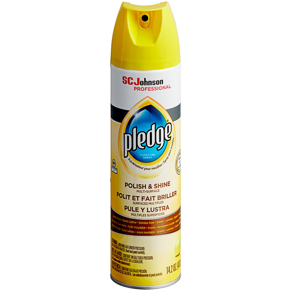 SC Johnson Pledge® Professional Polish and Shine 301168 14.2 oz. Lemon ...