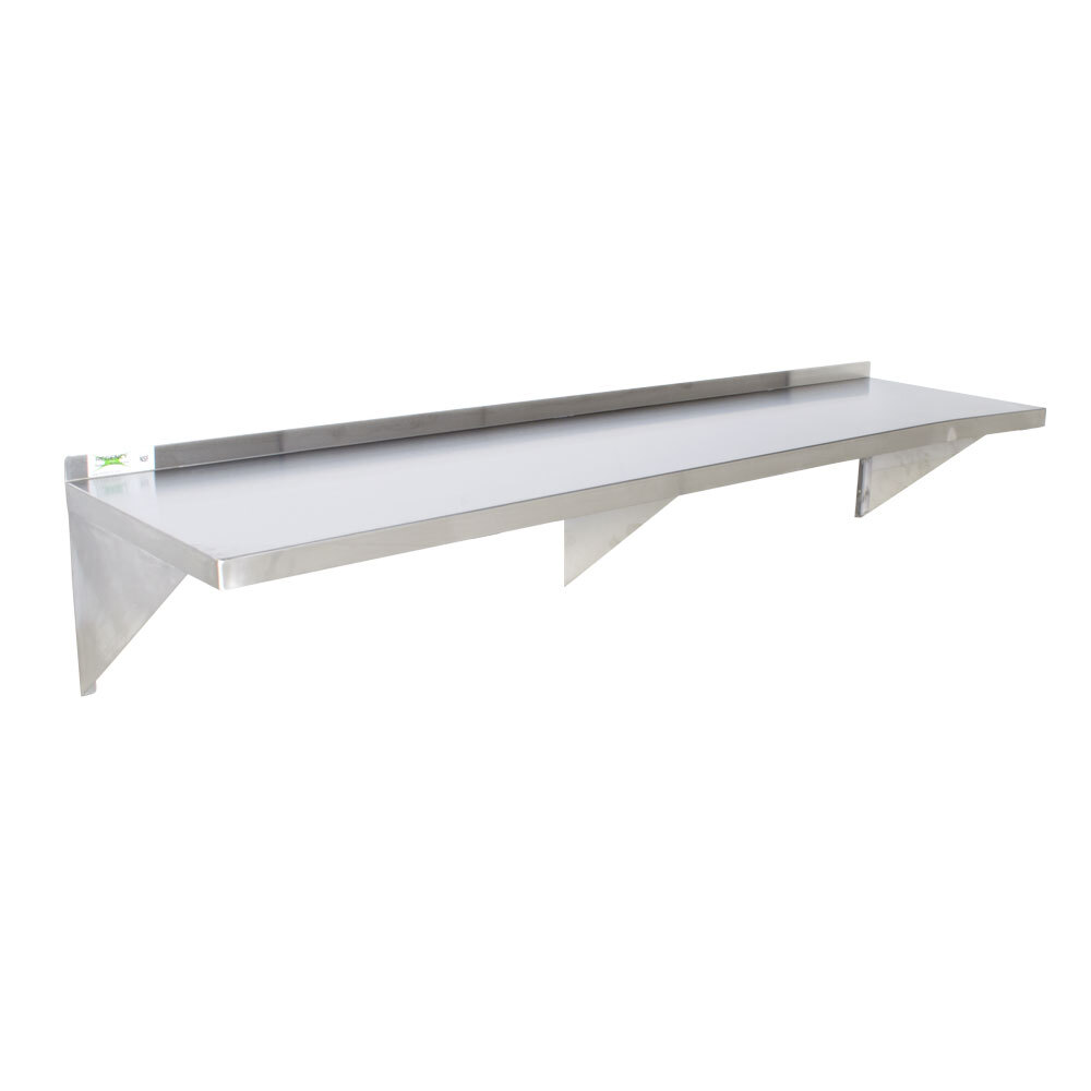 Stainless Steel Commercial Wall Mounted Shelf 18X84 