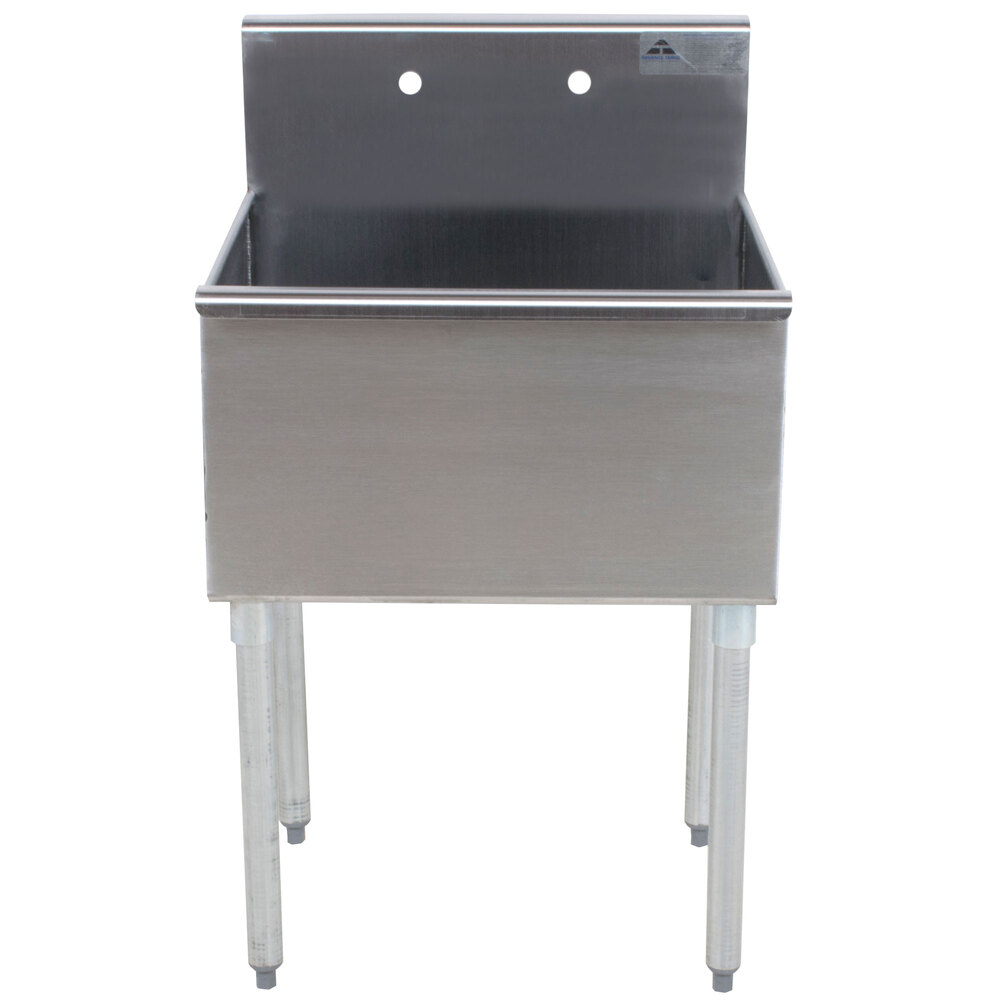 Advance Tabco 6136 One Compartment Stainless Steel Commercial Sink 36"
