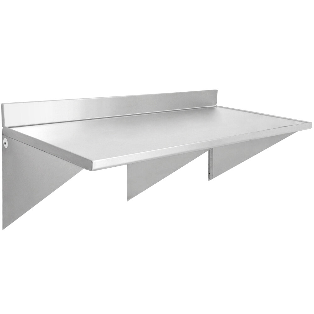 Eagle Group UWT3048SE 30" x 48" Stainless Steel Wall Mounted Table with
