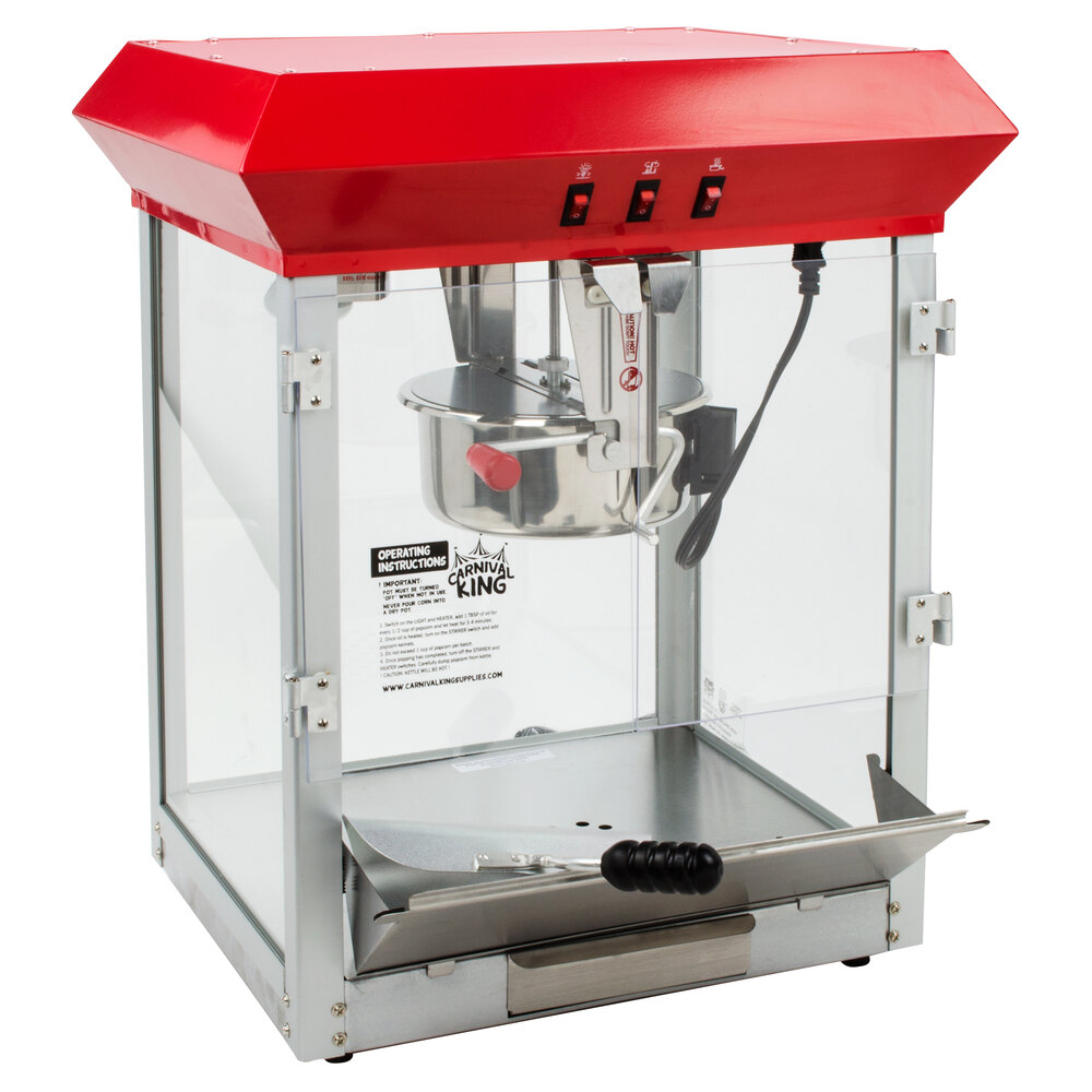 Carnival King PM850 8 oz. Popcorn Machine / Popper 120V, 850W