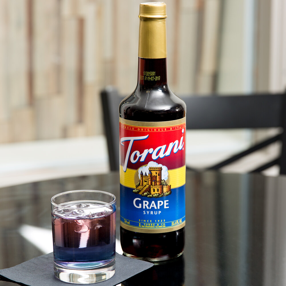 Torani 750 mL Grape Flavoring / Fruit Syrup