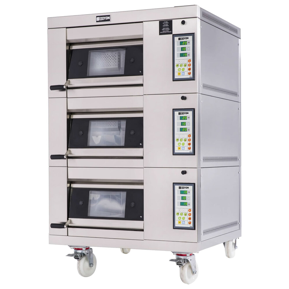 Doyon RPO3 Countertop Rotating Pizza Oven - Triple Deck, 208-240v/1ph