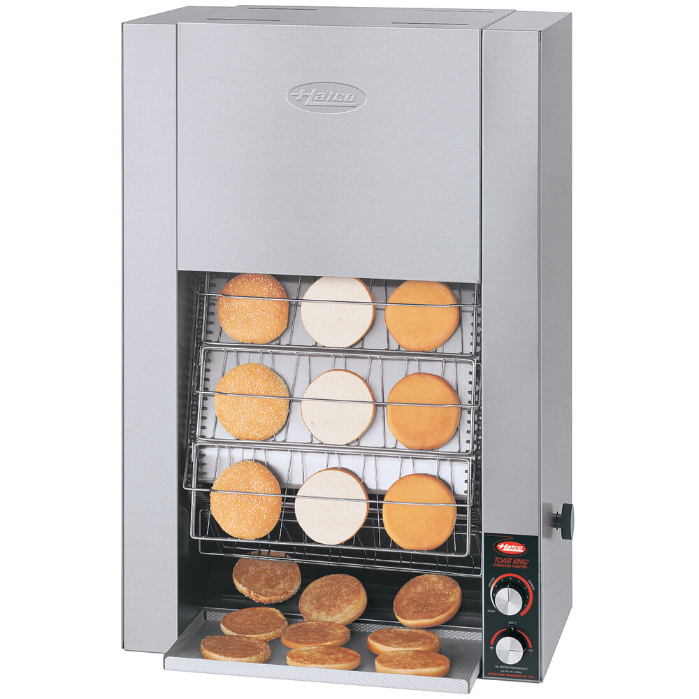 Hatco TK155B Toast King Vertical Conveyor 3 Part Bun Toaster 208V