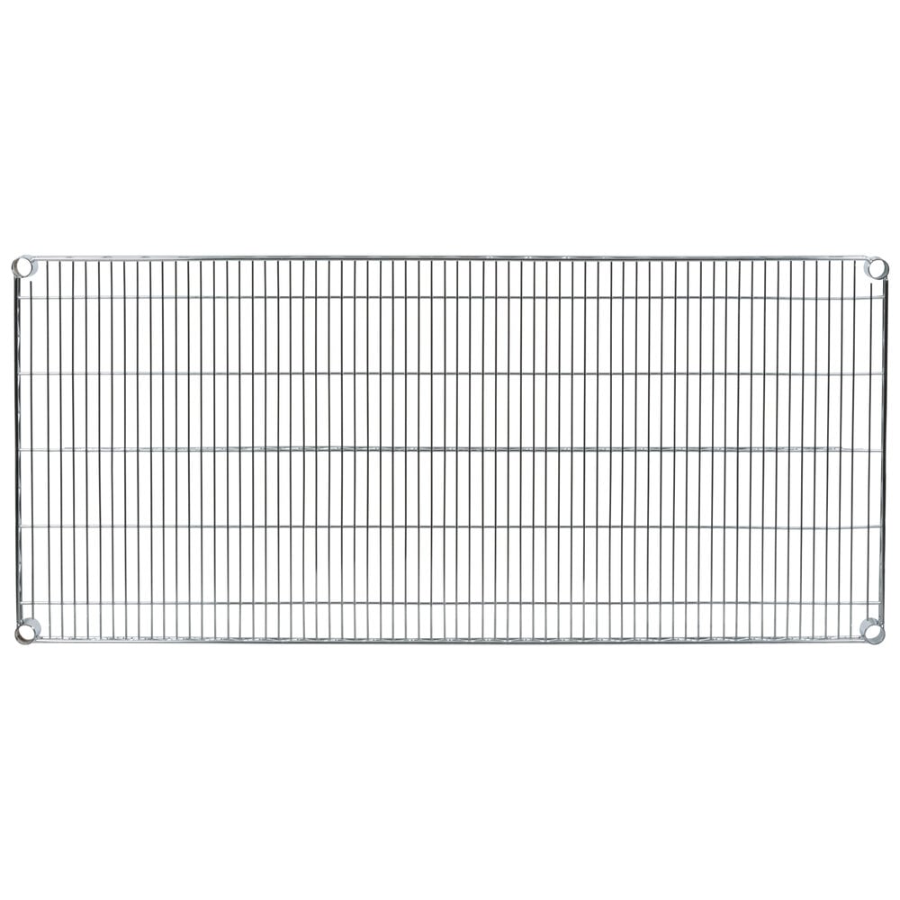 18 x 48 x 63 Stainless Steel Wire Shelving Unit with 4 Super Erecta®  Wire Shelves
