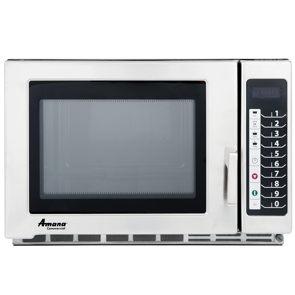 Amana RFS12TS Medium Duty Stainless Steel Commercial Microwave with