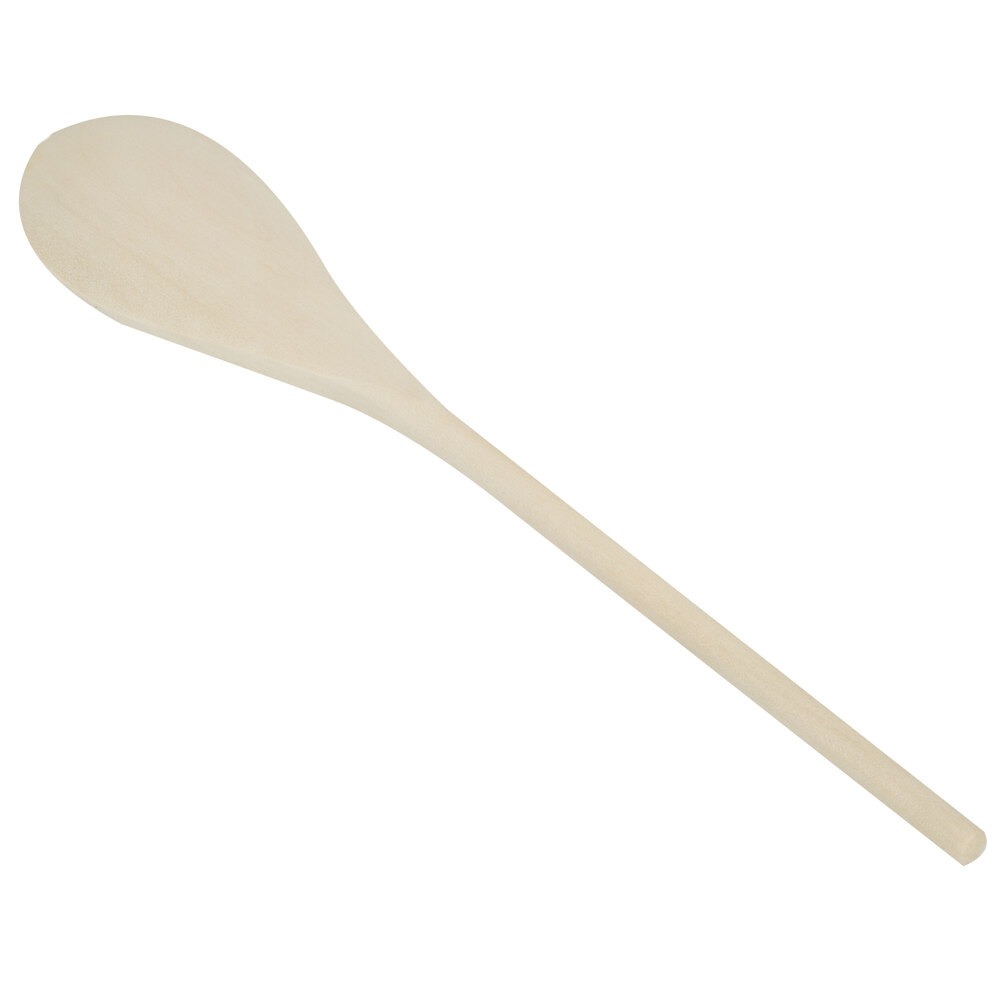 Thunder Group WDSP012 12-Inch Wooden Solid Basting Spoon 