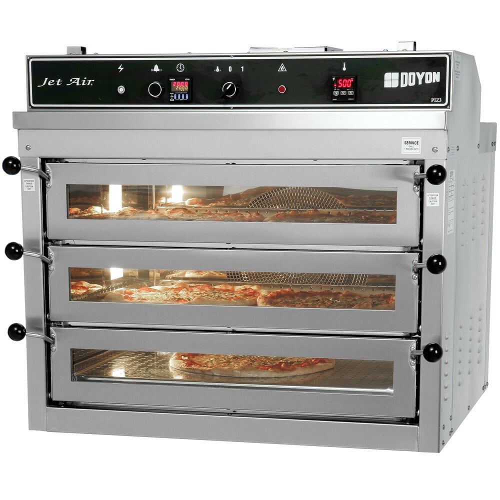 Doyon PIZ3 Triple Deck Electric Pizza Oven 120/240V, 1 Phase