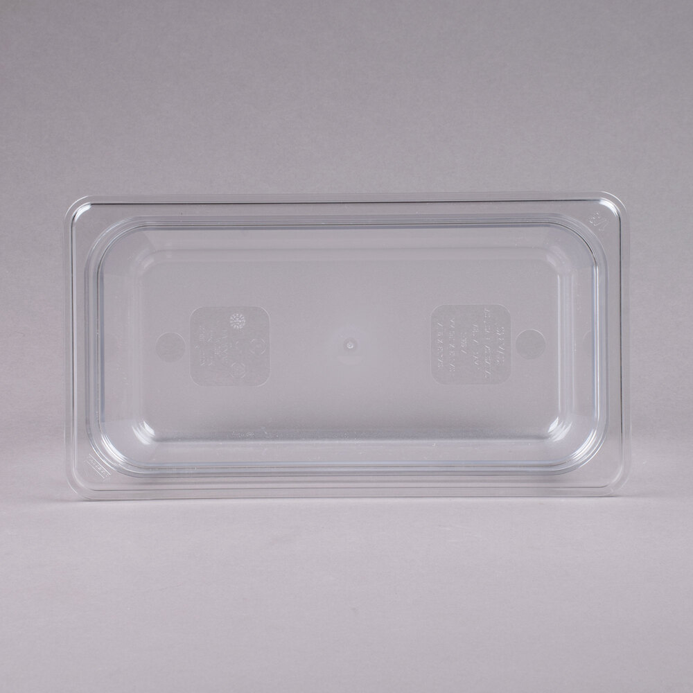 60CWCH135 Cambro 1/6 Size Clear Camwear® Handled Food Pan Cover | Allpoints