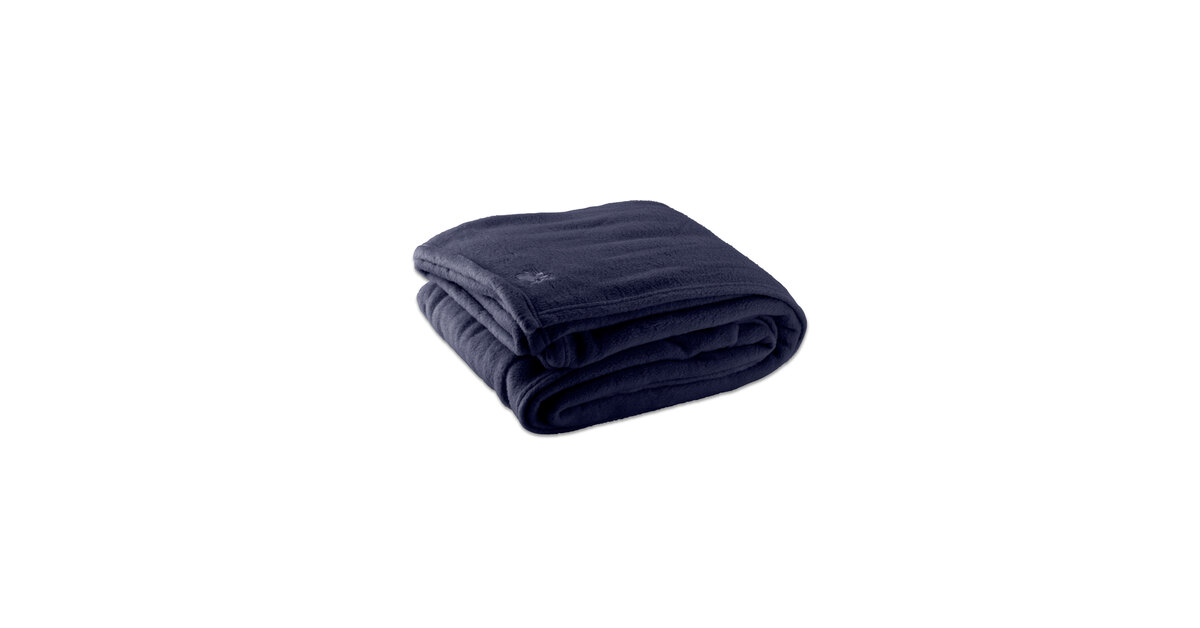 Manchester Mills® Blue Polyester 72 x 90 Polar Fleece Blanket (0015101)