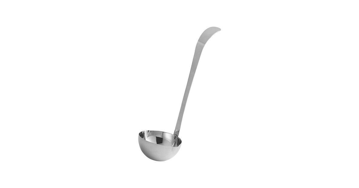 Vollrath 47892 6 oz. Two-Piece Stainless Steel Serving Ladle