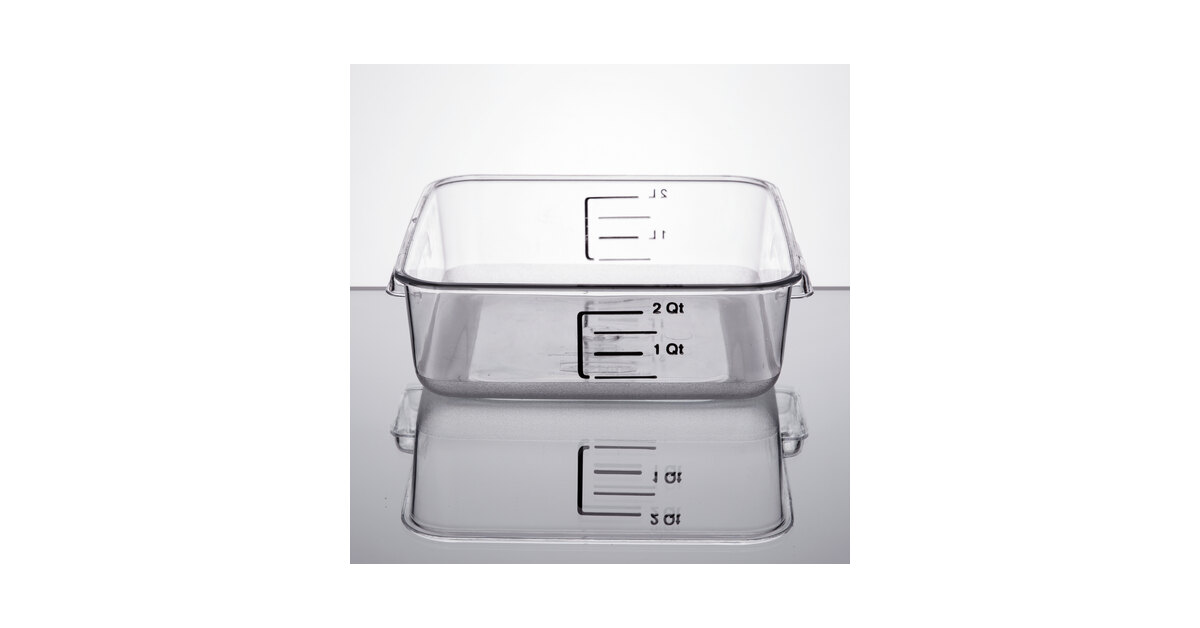 Rubbermaid® Square Food Storage Container - Clear, 2 pk - Pick 'n Save