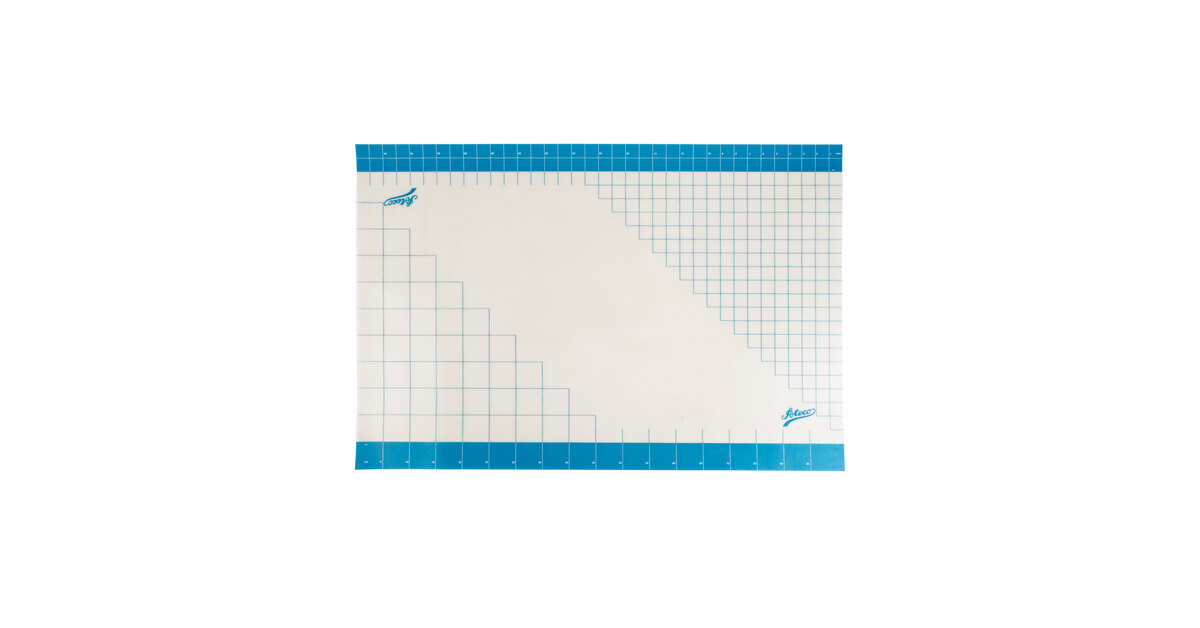 Ateco 697 36 x 24 Non-Stick Silicone Baking Work Mat with Measurements