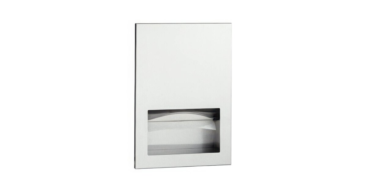 Bobrick B-35903 TrimLineSeries C Fold or Multifold Recessed Paper