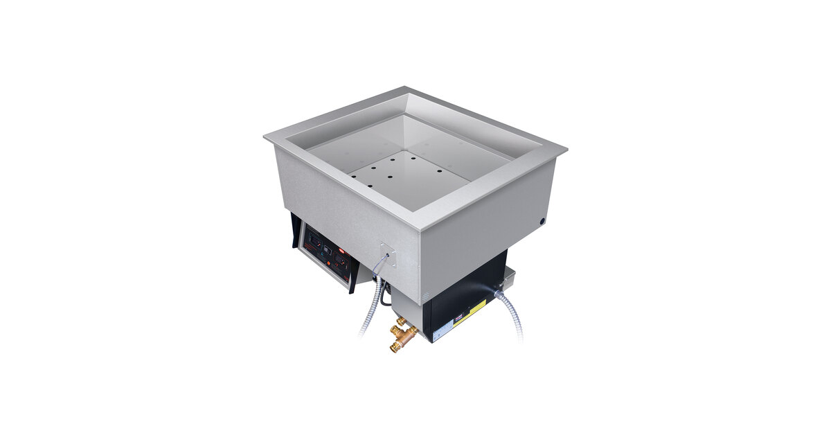 Hatco HCWBI-3DA Three Pan Dual Temperature Hot / Cold Drop In Food