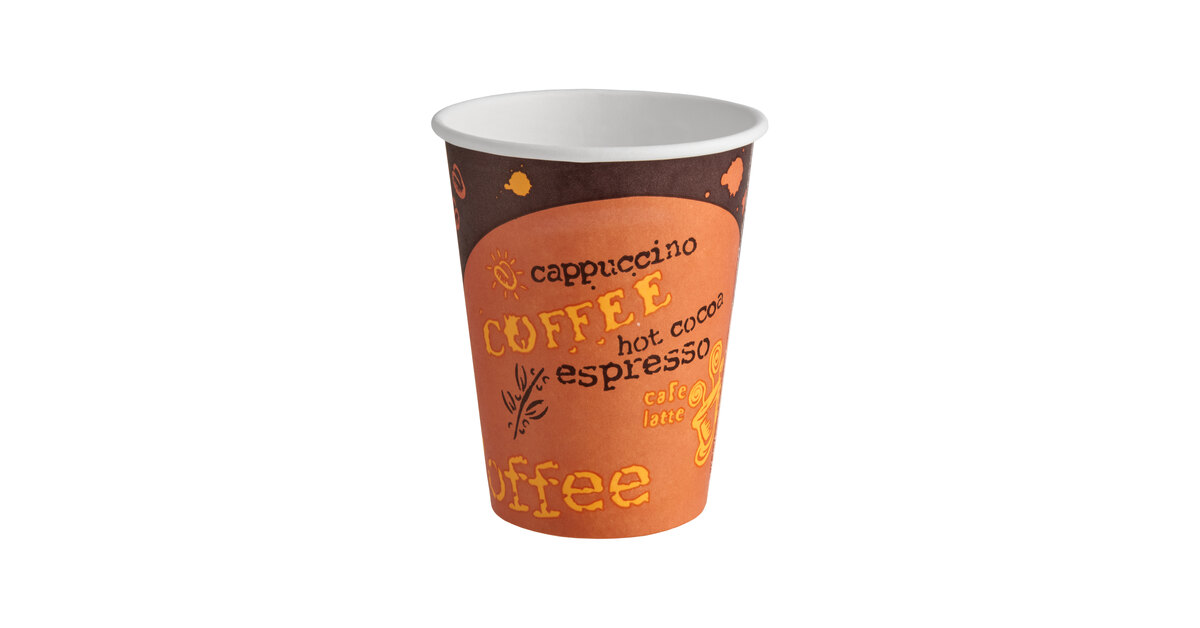 Bulk 12 oz. Paper Coffee Cups - WebstaurantStore