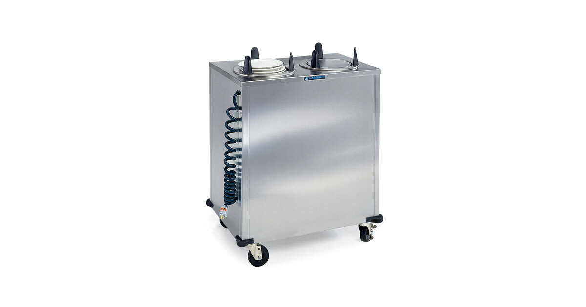 Lakeside 6211 Stainless Steel Mobile Enclosed Two Stack Heated