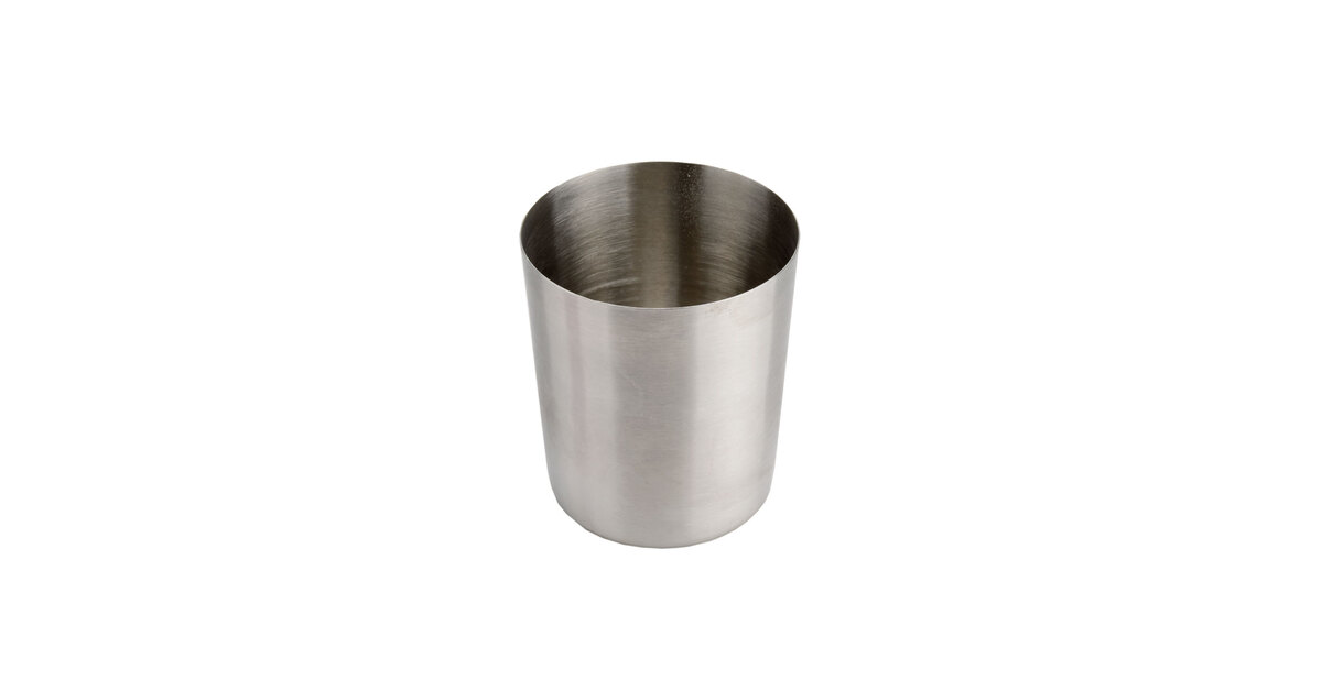 American Metalcraft FFC335 4 1/2" Satin Stainless Steel French Fry Cup