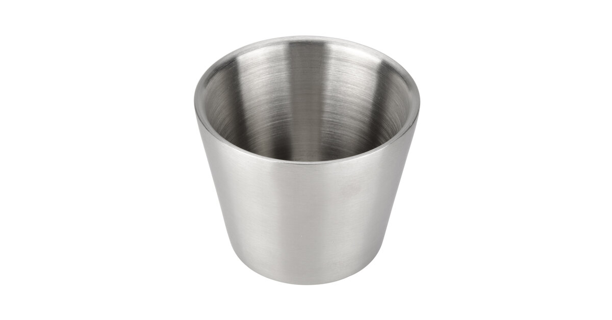 American Metalcraft DWSC7 7 oz. Double Wall Satin Finish Stainless