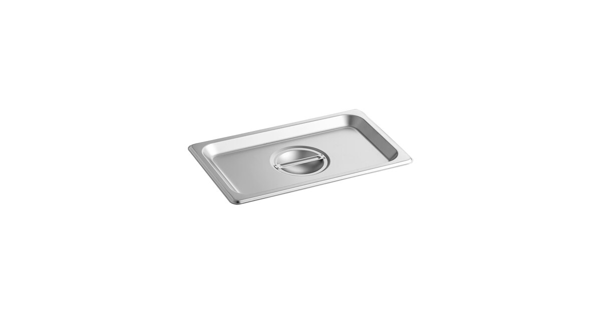 Choice 1/2 Size Stainless Steel Solid Steam Table / Hotel Pan Cover