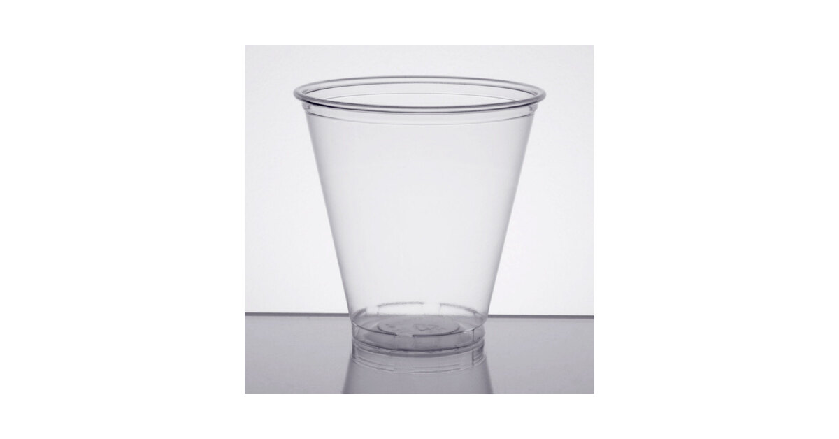 Solo UltraClear Plastic PET Cups, Crystal Clear, 16 oz - 50 pack