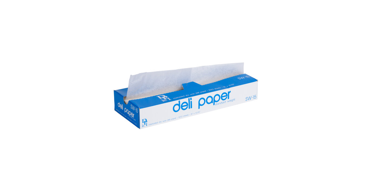 Handy Wacks© Interfolded Dry Waxed Paper Deli Sheets, 10.75 X 15, 500/Box, 12 Boxes/Carton - View #4