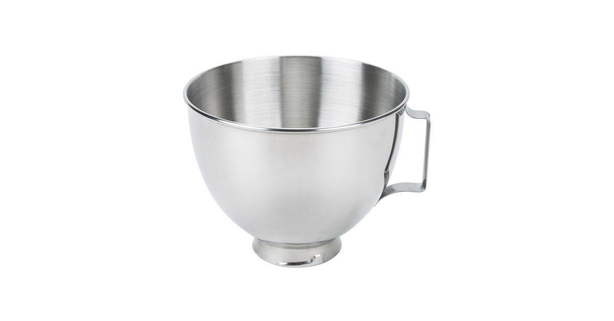 KitchenAid 4.5-Quart Stainless Steel Mixing Bowl in the Stand