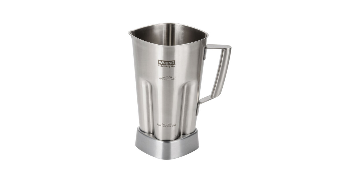 Waring 503346 64 oz. Stainless Steel Blender Jar with Blending