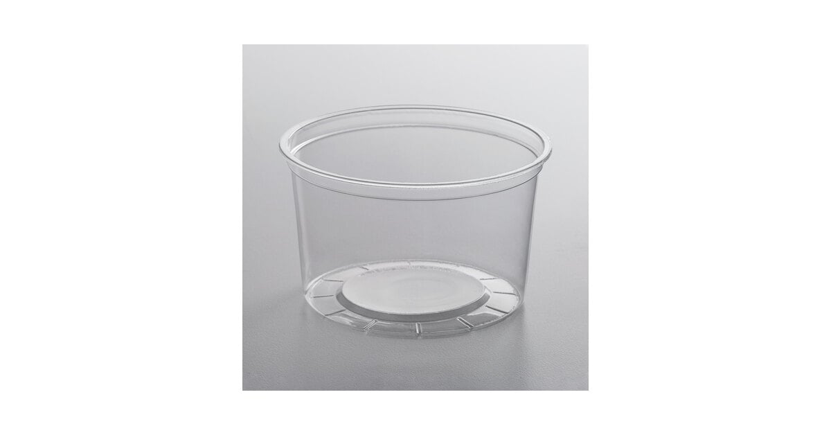 Microlitte Pack Anchor Deli Tub Anchor D16CXL MicroLite Deli Tub - 16 Oz Clear ...