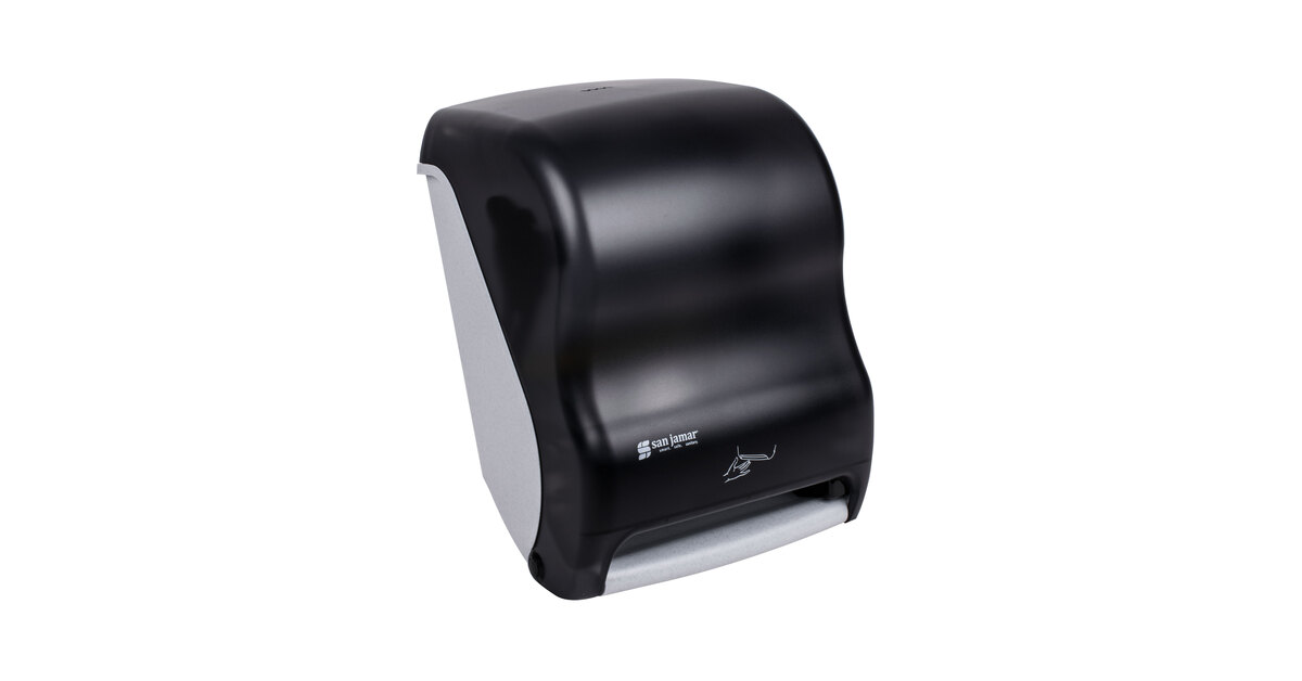 San Jamar T1400TBK Smart System Classic Hands Free Roll Towel