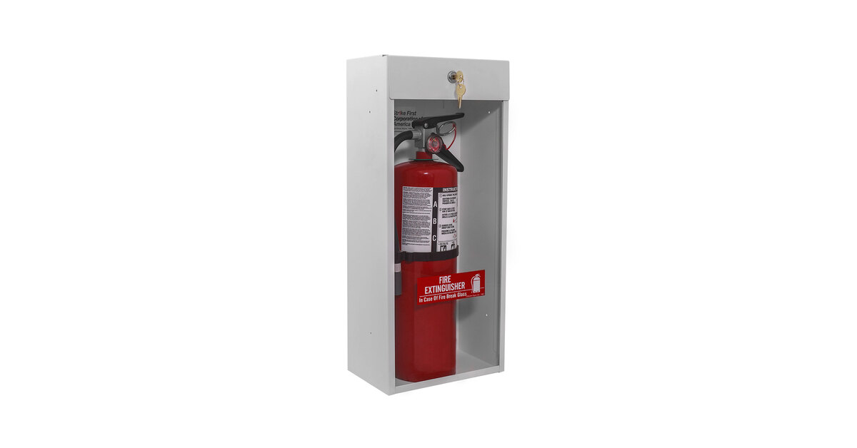 Brooks Fire Extinguisher Cabinet Glass Breaker Bar - Hammer Style - Red - New