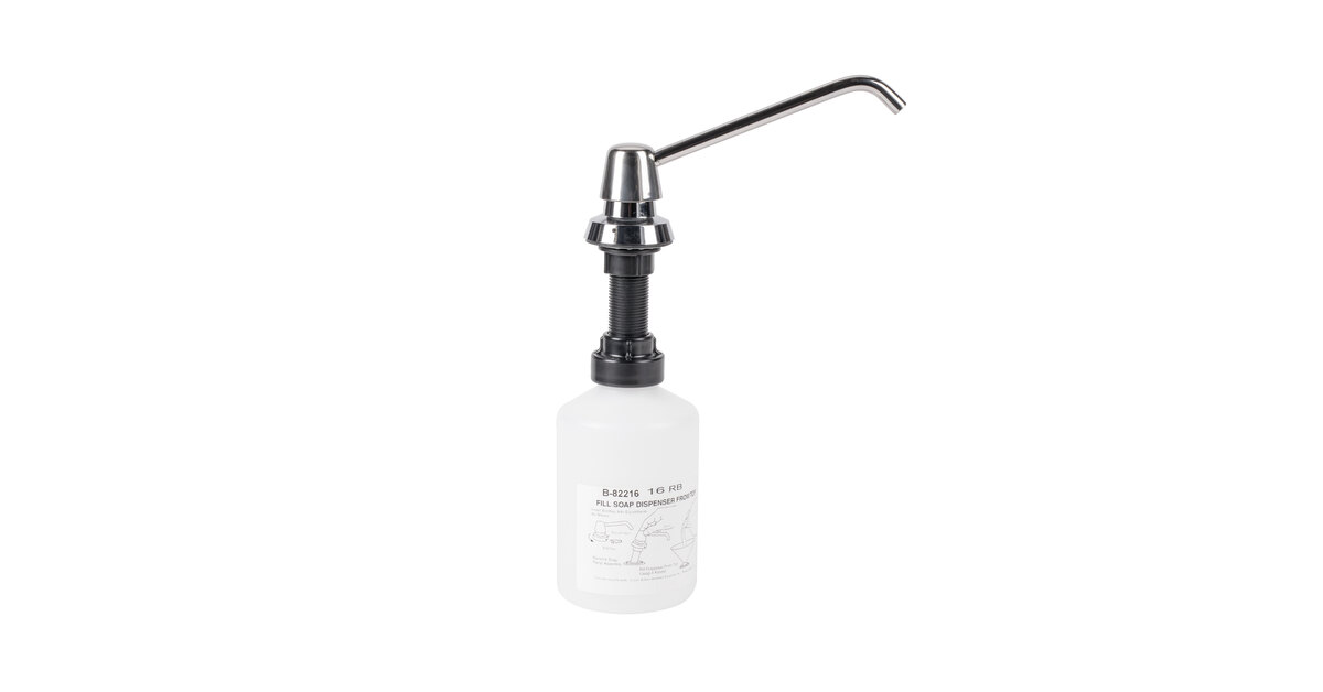 Bobrick B-82216 20 oz. Deck-Mounted Liquid Soap Dispenser